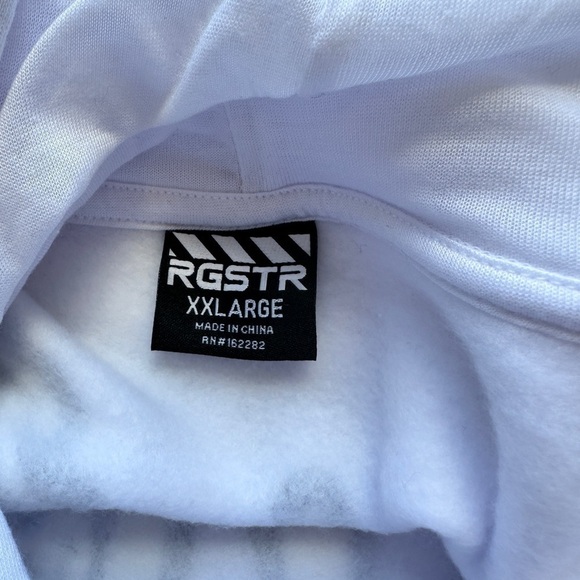 NWT RGSTR LA Bones Hoodie in White - Picture 6 of 6
